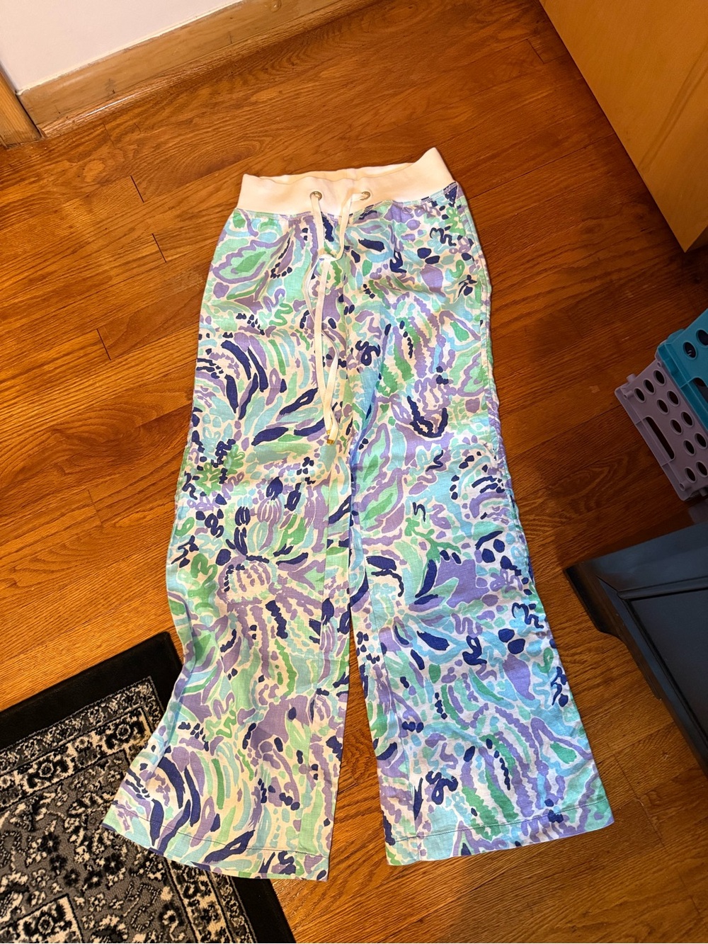 Lilly Pulitzer linen beach pants xs